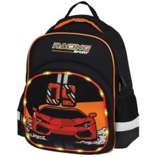 Рюкзак Berlingo Kids Racing sport 36*27*12см, 1 отделение, 2 кармана, эргономичная спинка, LED кант