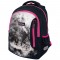 Рюкзак Berlingo Boom Black-pink style 38,5*29*12см, 2 отделения, 3 кармана, анатомическая ЭВА спинка