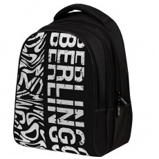 Рюкзак Berlingo inStyle Monochrome 41*27*20см, 3 отделения, 1 карман, эргономичная спинка Рюкзак Berlingo inStyle Monochrome 41*27*20см, 3 отделения, 1 карман, эргономичная спинка