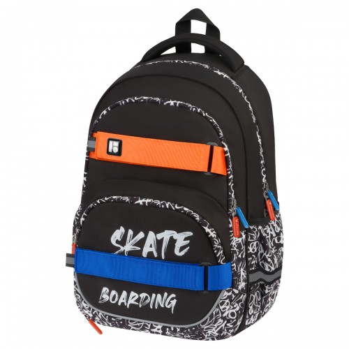 Рюкзак Berlingo Free Spirit Skater, 41*28*17см, 2 отделения, 3 кармана, уплотненная спинка