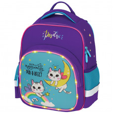 Рюкзак Berlingo Kids Positive 36*27*12см, 1 отделение, 2 кармана, эргономичная спинка, LED кант