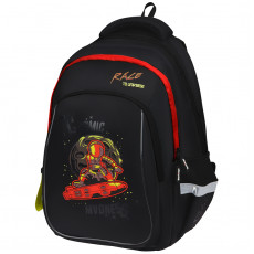 Рюкзак Berlingo Comfort Astronaut 38*27*18см, 3 отделения, 3 кармана, эргономичная спинка