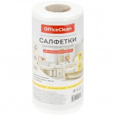 Салфетки универсальные OfficeClean, 20*22см, 70шт., в рулоне, 45г/м2