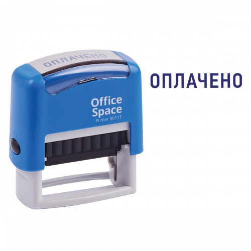 Штамп OfficeSpace ОПЛАЧЕНО, 38*14мм