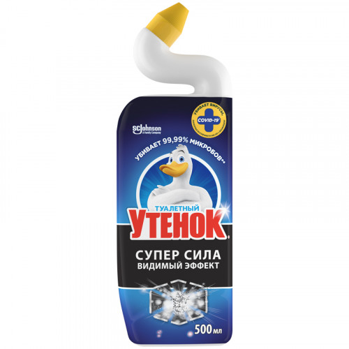 Средство для туалета Туалетный утенок Супер сила. Видимый эффект, 500мл