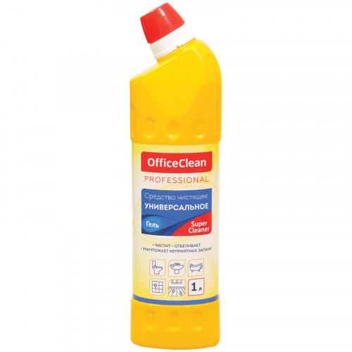 Чистящее средство универсальное OfficeClean Professional SuperCleaner, гель, 1л