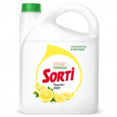 Средство для мытья посуды Sorti Лимон, 4,8л, канистра