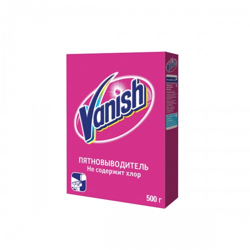 Пятновыводитель Vanish, порошок, для цветных тканей, 500г
