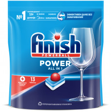Таблетки для посудомоечной машины Finish Power All in 1, 13шт.