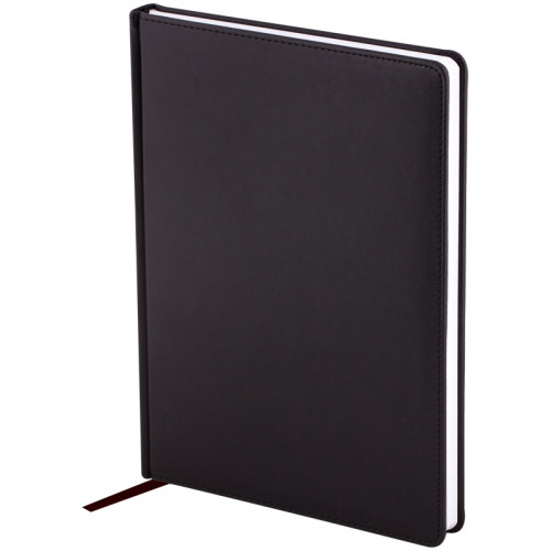 Ежедневник недатированный. А4, 136л., кожзам, OfficeSpace Winner, черный