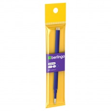 Стержень для гелевой стираемой ручки Berlingo Correct синий, 111мм, 0,6мм