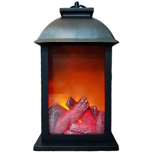 Декоративный светодиодный светильник-фонарь Artstyle, TL-957B, Фонарь (с эффектом пламени камина), черный