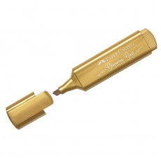 Текстовыделитель Faber-Castell TL 46 Metallic мерцающий золотой, 1-5 мм