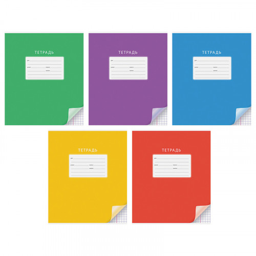 Тетрадь 24л., клетка ArtSpace Однотонная. С уголком