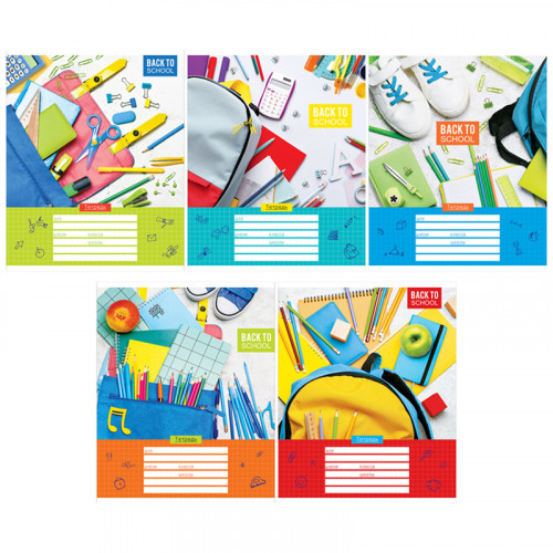 Тетрадь 24л., клетка ArtSpace Школьный. School trends, эконом