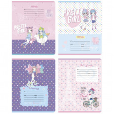 Тетрадь 12л., линия BG Pretty girl, блестки