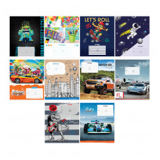 Тетрадь 12л., крупная клетка ArtSpace Микс. Для мальчиков