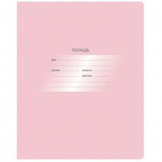 Тетрадь 12л., косая линия BG Первоклассная, светло-розовая