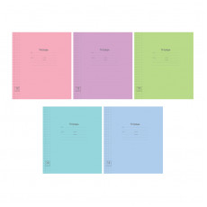 Тетрадь 12л., крупная клетка ArtSpace Однотонная. Линовка