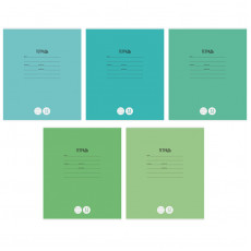 Тетрадь 12л., узкая линия ArtSpace Однотонная. Школьная