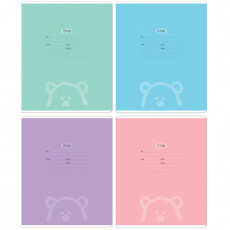 Тетрадь 12л., клетка MESHU Оne-colored