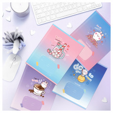 Тетрадь 12л., клетка MESHU The cat's journey Тетрадь 12л., клетка MESHU The cat's journey