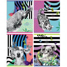Тетрадь 40л., А5, клетка BG Animal picture