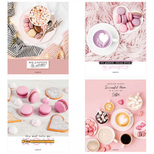 Тетрадь 40л., А5, клетка ArtSpace Стиль. Coffee for dreams
