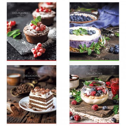 Тетрадь 48л., А5, клетка ArtSpace Стиль. Dessert, суперэконом