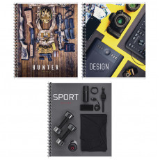 Тетрадь 48л., А5, клетка на гребне ArtSpace Men's passion