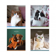 Тетрадь 48л., А5, клетка ArtSpace Питомцы. Animals, суперэконом