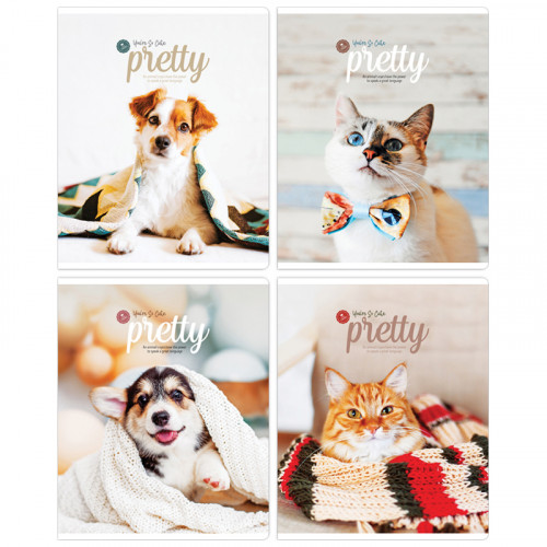 Тетрадь 48л., А5, клетка ArtSpace Питомцы. Pretty friends