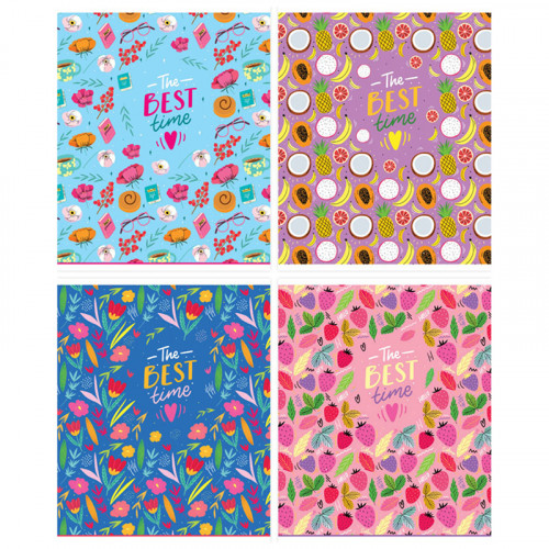 Тетрадь 48л., А5, клетка ArtSpace Узоры. Sweet pattern, суперэконом