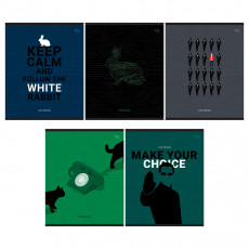 Тетрадь 48л., А5, линия BG Матрица, суперэконом