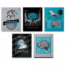 Тетрадь 48л., А5, клетка BG Mind control, эконом