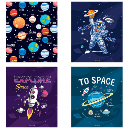 Тетрадь 48л., А5, клетка ArtSpace Космос. Space missione