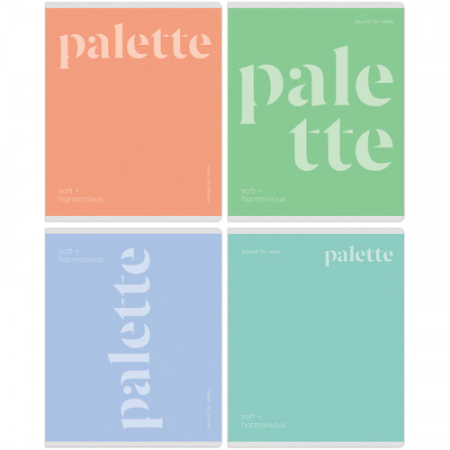 Тетрадь 48л., А5, клетка BG Monocolor. Palette