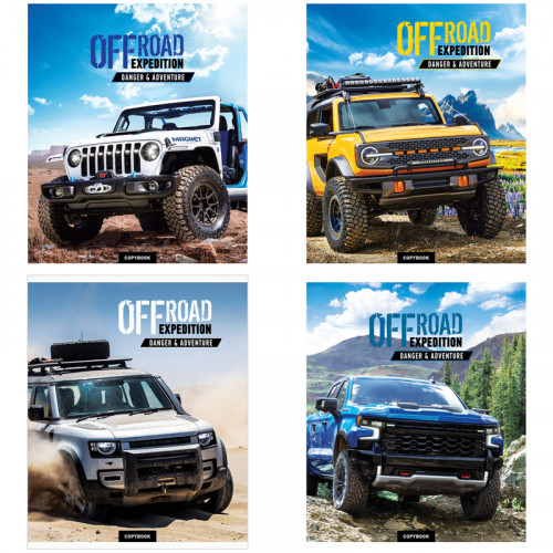 Тетрадь 48л., А5, клетка ArtSpace Авто. Offroad expedition, суперэконом