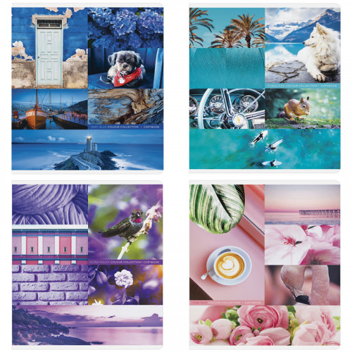 Тетрадь 48л., А5, клетка ArtSpace Стиль. Colourful collage