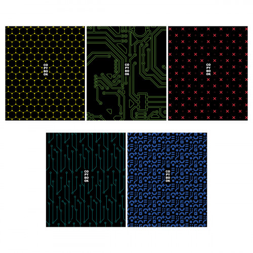 Тетрадь 48л., А5, линия BG Фрагменты, суперэконом