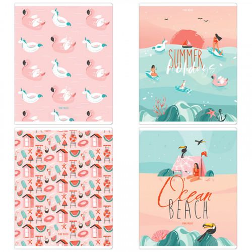 Тетрадь 48л., А5, клетка ArtSpace Рисунки. Enjoy summer