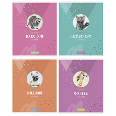Тетрадь 48л., А5, клетка ArtSpace Питомцы. Cute animal, суперэконом