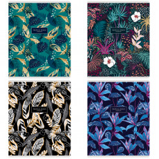 Тетрадь 48л., А5, клетка Greenwich Line Tropical, глянцевая ламинация, 70г/м2 Тетрадь 48л., А5, клетка Greenwich Line Tropical, глянцевая ламинация, 70г/м2