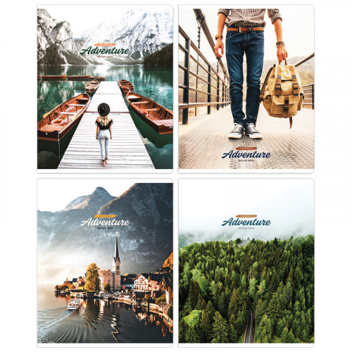 Тетрадь 48л., А5, клетка ArtSpace Путешествия. New adventures