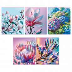 Тетрадь 48л., А5, линия BG Цветение, суперэконом