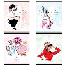 Тетрадь 96л., А5, клетка ArtSpace Стиль. Модные девушки Тетрадь 96л., А5, клетка ArtSpace Стиль. Модные девушки