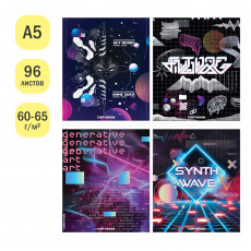 Тетрадь 96л А5 клетка ArtSpace Стиль. Cyber