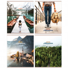 Тетрадь 96л., А5, клетка ArtSpace Путешествия. New adventures