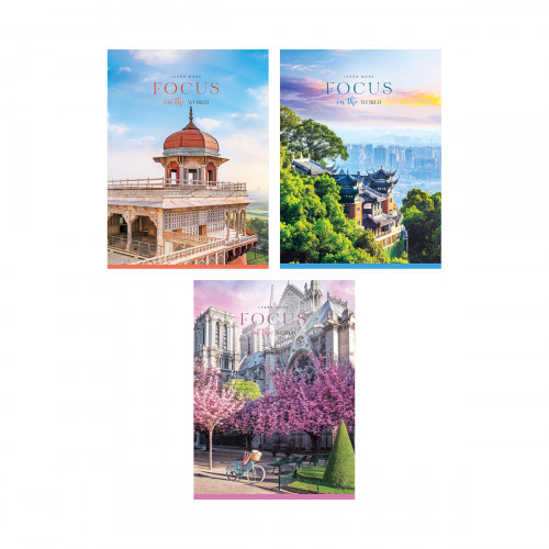 Тетрадь 80л., А4, клетка ArtSpace Путешествия. Focus on the world