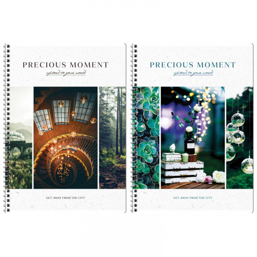 Тетрадь 80л., А4, клетка на гребне ArtSpace Стиль. Precious moments
